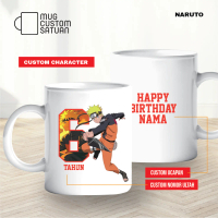 mug custom sablon satuan / mug kado custom /kado ultah anak/ naruto