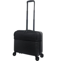 Koper HushPuppies Front Laptop Pilot 18 inch Cabin Size_Black