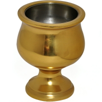 高級裝膽光身杯酒杯敬神供杯供佛圣水杯佛堂凈水杯銅茶杯佛教用品