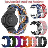 Nylon Elastic Strap For Huami Amazfit T-REX 2 Smart Watchband Sports Bracelet For Xiaomi Amazfit T-Rex/T Rex Pro Wrist Correa