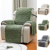Sofa Couch Protective Slipcover Armchair Throw Cover Recliner Chair Mat Recliner Chair Cover Pet Seat Mat Soild Color Sofa Cover