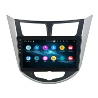 9" 2 Din Android 9.0 PX6 Car Multimedia Player For Hyundai Verna /Accent /Solaris 2011-2012 Car Radio 6 Core Audio Stereo DSP