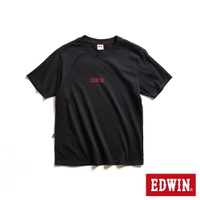 EDWIN EDGE音浪LOGO短袖T恤-男款 黑色 #503生日慶