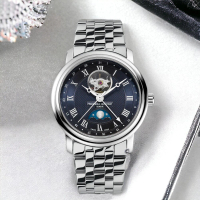 【CONSTANT 康斯登】Classics 百年經典系列心跳 月相 腕錶 機械錶 男錶 手錶(FC-335MCNW4P26)