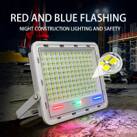Outdoor Solar Spotlight Sensor Waterproof Floodlight for house fences LED Street Light 45000W IP68