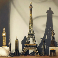 巴黎埃菲爾鐵塔擺件模型創意生日禮物家居客廳酒柜裝飾工藝品擺設