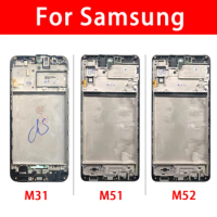 Front Housing Chassis Plate LCD Display Bezel Faceplate Holder Frame For Samsung M31 M51 M52