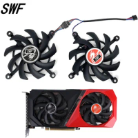 New 2PCS/set 85MM Cooling Fan Replacement For Colorful RTX 3060 Ti RTX 3060 3050 NB DUO 12G V2 L-V Graphics Card Cooler Fan