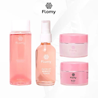 Flomy Skincare Booster Pack Paket Skincare Glowing Bpom Mencerahkan Melembabkan Wajah