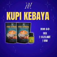 KUPI KEBAYA KOMBO KOPI/MW KOPI HAZELNUT CARAMEL