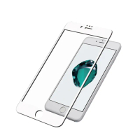 【PanzerGlass】iPhone 6/6s/7/8 4.7吋 3D耐衝擊高透鋼化玻璃保護貼+漾玻透明殼(白)