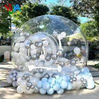 Outdoor Transparent Bubble Dome Tent Inflatable Clear Bubble Tent With Balloon AIr Blower FOr Kids Fun