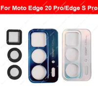 For Motorola MOTO Edge 20 Pro Edge S Pro XT2153-1 Rear Camera Glass Lens Big Small Lens with Adhesive Sticker Replacement Parts