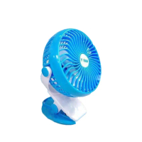 【大樂木居La Morongo Home】藍色可夾式電扇寶寶最愛(電風扇/外出方便電扇/小電扇)