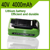 Rechargeable Battery For Greenworks 40V 4000mAh 29252,22262, 25312, 25322, 20642, 22272, 27062, 21242