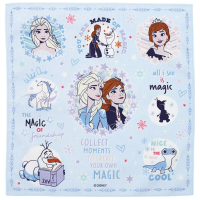 【COMBO!】日本製頂級迪士尼冰雪奇緣100%純棉手帕30 x 30 cm(方巾擦手布/嬰兒紗布巾)