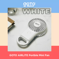 Goto Living Goto Airlite Mini Fan Kipas Angin kecil Led USB Portable Baterai Cas