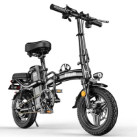 48V 25AH Removable Battery Electric Bike Multi-Shock Absorption City Commuter Foldable Adult Electric Bicycle