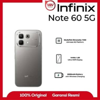 Hp Infinix Note 60 5G Ram 8GB Internal 256GB Garansi Resmi Gray