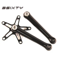 3SIXTY Forged Alloy Crank Arm Length 170mm for MTB &amp; Road Bicycles &amp; Brompton Folding Crankset Bike Parts