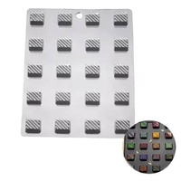 Cetakan Jelly Cetakan Coklat Dadu Box Thruffle 20 cav Plastik