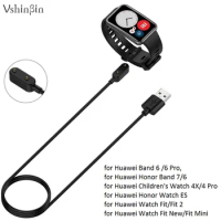 1PCS Charger Cable for Huawei Watch Fit 2/Fit New/Fit Mini/ES Honor Band 7 6 Pro Children's Smart Watch 4X USB Charging Dock
