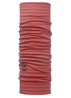 【【蘋果戶外】】BF113011-506 西班牙 BUFF 美麗諾羊毛印花頭巾 橘色珊瑚 保暖頭巾 merino 透氣