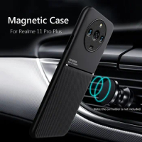 For Realme 11 Pro Plus Case Magnetic Cover Soft Frame Funda For Realme11 Pro Plus Realme 11 Pro+Plus 5G Phone Cases Capa RMX3771