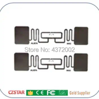 free shipping ISO 18000-6C 915mhz UHF RFID Tag alien 9662 H3 Chip Passive RFID UHF Sticker Label reader Read Range 1m-15m