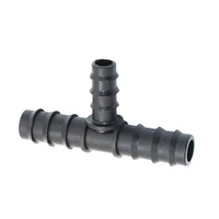 Garden Hose Tee 20mm To 16mm Reducing Barb Tee Connector 1/2" To The 5/8" 3 Way Water Splitter Hose Adapter 30Pcs