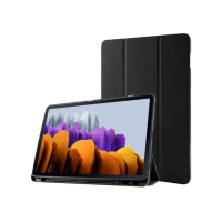 【HH】Samsung Galaxy Tab S7 11吋 T870 矽膠防摔智能休眠平板皮套系列 -黑(HPC-MSLCSST870-K)