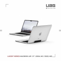 UAG (U) Macbook Air 13吋（2022/2024）耐衝擊輕量保護殼-透明(M2/M3保護殼)