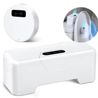 Automatic Toilet Flusher, 2023 Upgraded Smart Touchless Toilet Flush Kit Toilet Flusher Replacement Kit with Infrared Sensor