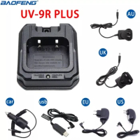 Baofeng UV-9R Plus EU/US/UK/AU/USB/ Portable Car Charger For Baofeng Waterproof Walkie Talkie UV-XR UV-9R Plus A58 Radio