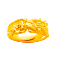 【元大珠寶】買一送一黃金戒指9999龍飛(2.33錢正負5厘)