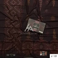 Sarung Tenun Tarbush Ukhuwah Motif Classic Jacquard Polos Elegan Tetron Rayon Muslim Dewasa J 15