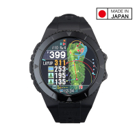 Shot Navi Exceeds 高爾夫 GPS 定位手錶 日本製造 香港行貨 黑色