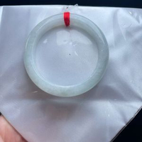 緬甸手鐲細糯化灑金翡翠手鐲質地細膩料子老特色又多金大氣漂亮