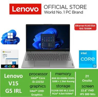 Lenovo Lenovo V15 G5 IRL 8NID|| Intel Core i3-1315U 8GB 512GB SSD Intel UHD Graphics Windows 11 Offi