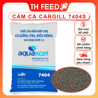 [LOẠI NGON] Cám cá Cargill 7404, 0,8mm, 42 độ đạm, cá cảnh, cá koi, cá chép, cá trôi, cá trắm, cá rô