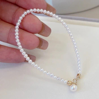 2.5-3mm Natural Aurora Baby Pearl Bead Bracelet for Girls Stacking Wearing with 18K Gold Clasp and 5mm Quality Freshwater Pearl
