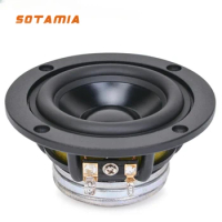 SOTAMIA 1Pcs 3 Inch Full Range Audio Speaker 4 Ohm 30W Rubber NDFEB Loudspeaker DIY Home Music Portable Audio Bluetooth Speaker