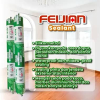 Silicone Sealant / Lem Silikon / Lem Sosis - Feijian /Rixin putih