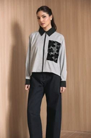 STUDIO TUI - CHARLOTTE OUTER IN BLUE BLACK Semua Ukuran