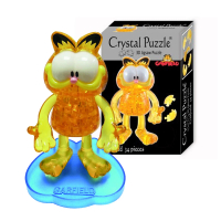 【3D立體水晶拼圖】3D Crystal Puzzles 加菲貓(8cm系列-34片)