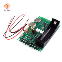 XH-A150 PAM8403 Bluetooth Amplifier Board 5W+5W 2 CH Audio Speaker Sound AMP with 18650 Battery Box Support USB TF-Card