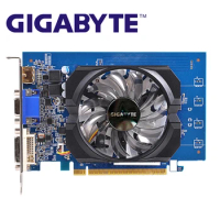 GIGABYTE GT 730 2GB D5 Graphics Cards GV-N730D5-2GI 64Bit GDDR5 Video Card for nVIDIA Geforce GT730 D5 HDMI Dvi VGA Cards Used