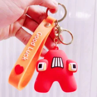 Alphabet Lore Keychain Figure Toys Cute Number Ornament Pendant Bag for Christmas Birthday Gift
