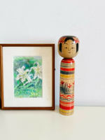 日本昭和 鄉土玩具 鳴子 木芥子木偶彩繪人形置物擺飾