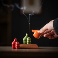 Creative Incense Burner Colorful Ceramics Incense Sticks Holder Home Office Table Teahouse Zen Buddhist Decoration Supplies